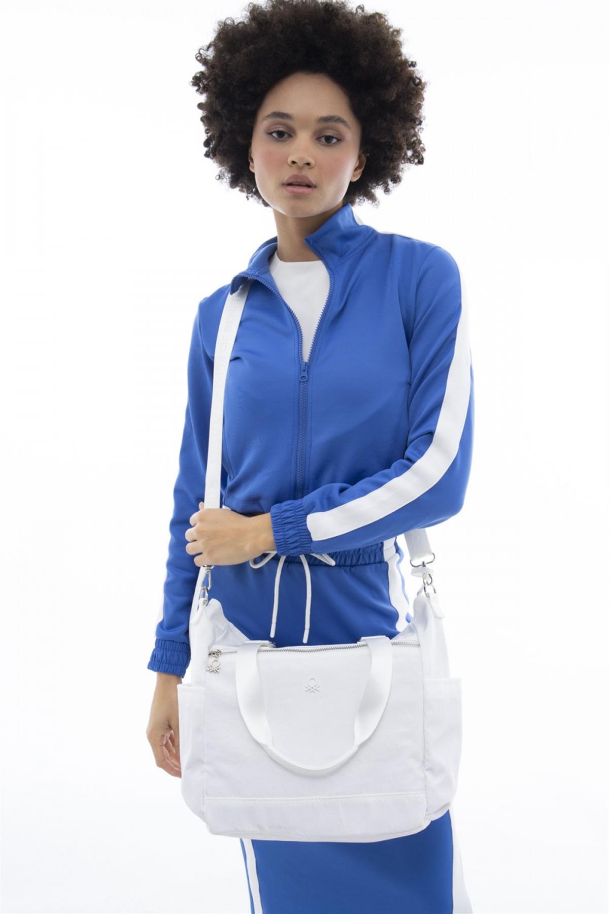 Benetton bnt 890 Kadın Omuz Çantası Beyaz