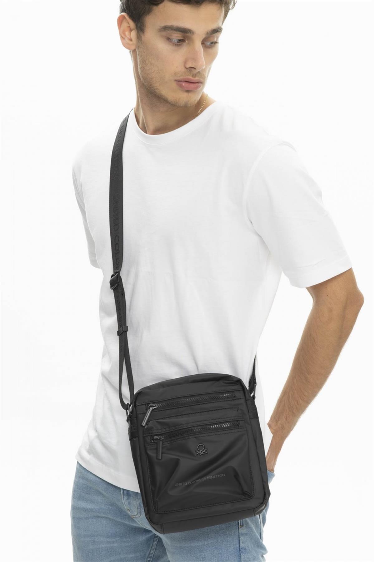 Benetton bnt 901 Unisex Çapraz Çanta Siyah
