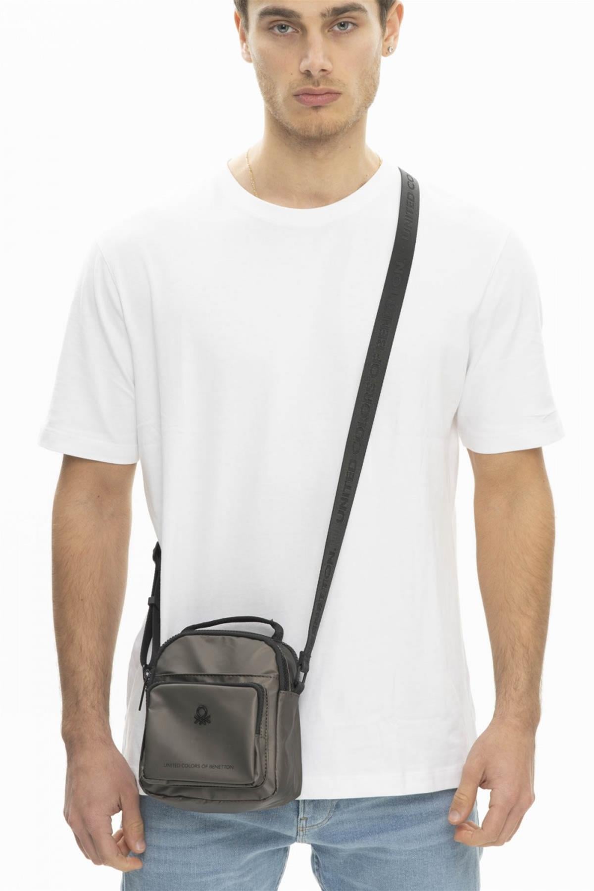 Benetton bnt 904 Unisex Çapraz Çanta Bronz