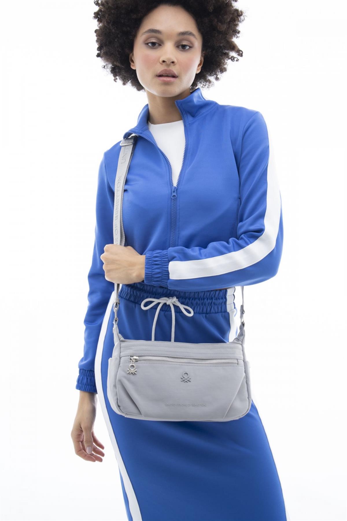 Benetton bnt 913 Kadın Çapraz Çanta A.Gri