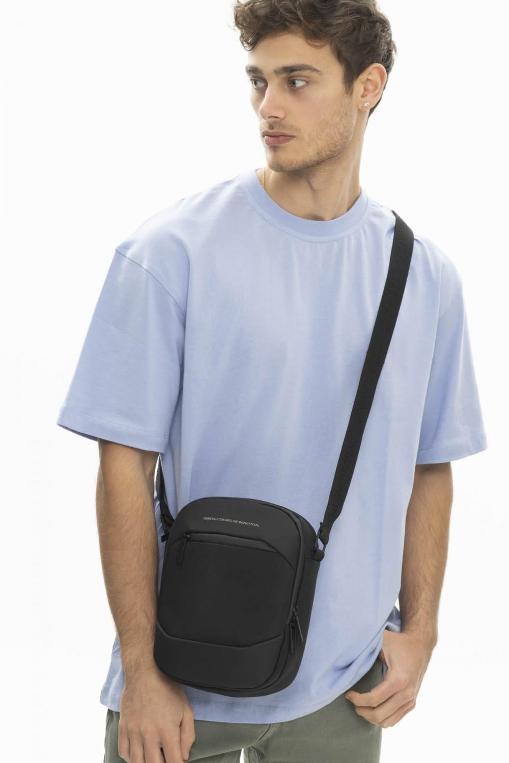 Benetton bnt 922 Erkek Çapraz Çanta Siyah