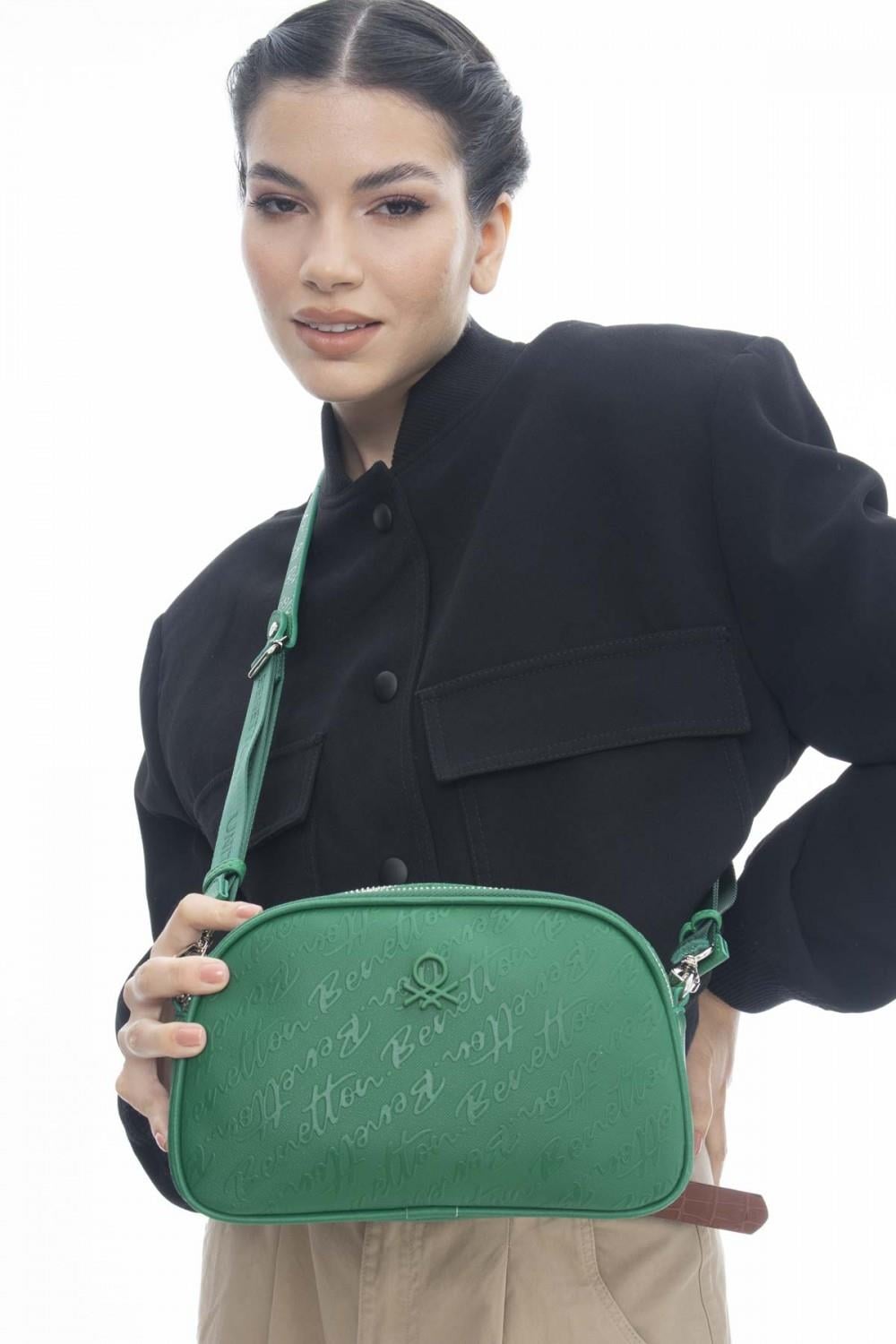 Benetton bnt1147 Kadın Çapraz Çanta Yeşil