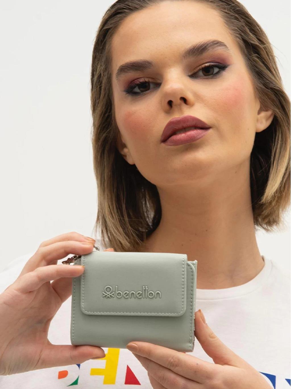Benetton bnt1216 Kadın Cüzdan S.Yeşili