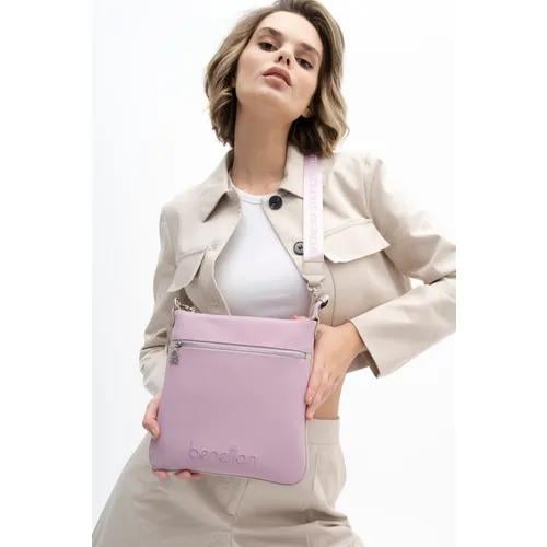 Benetton bnt1363 Kadın Çapraz Çanta Lila Taş