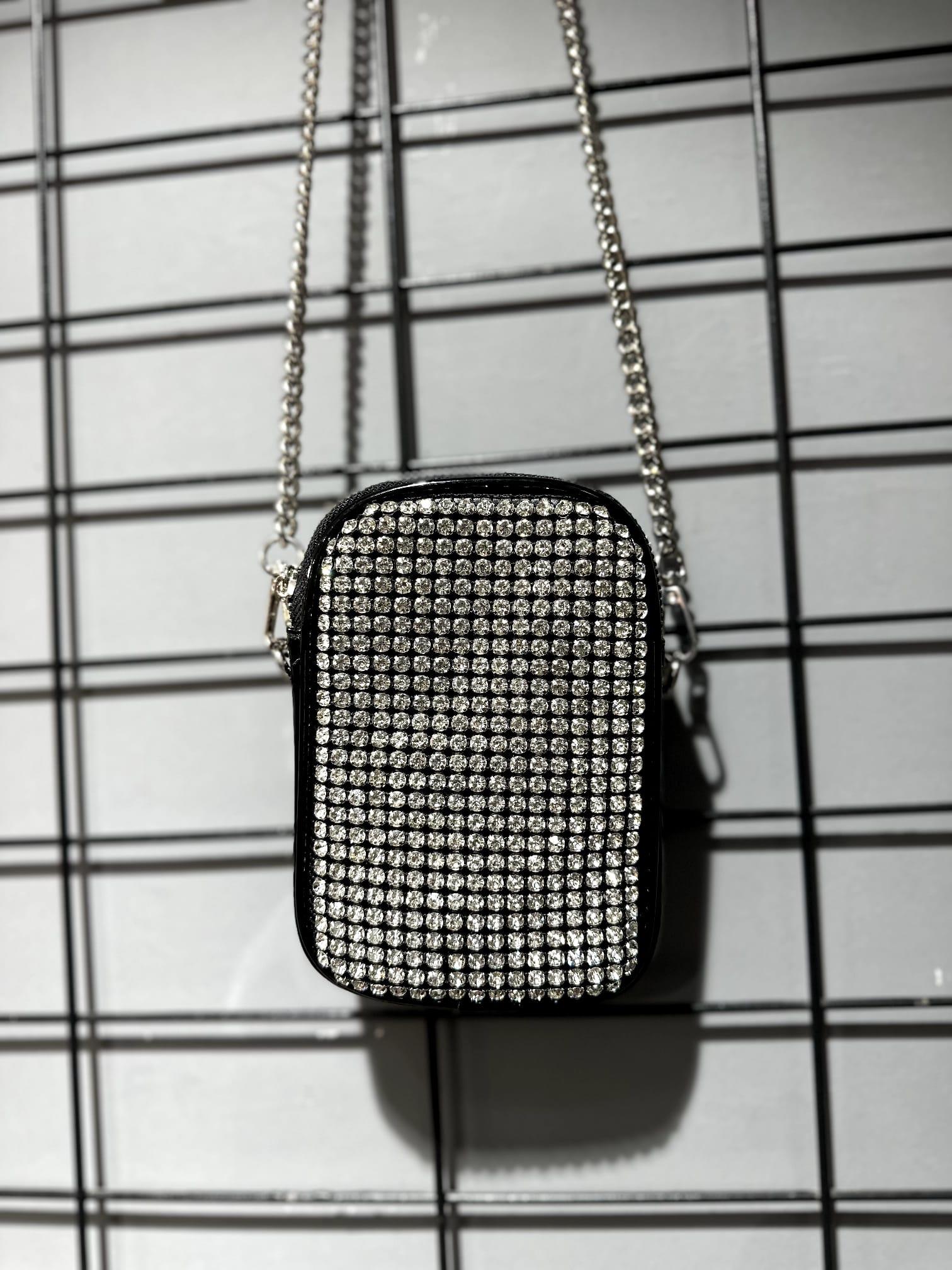 Matthew Cox aby5078 Kadın Telefon Çantası Siyah Rugan