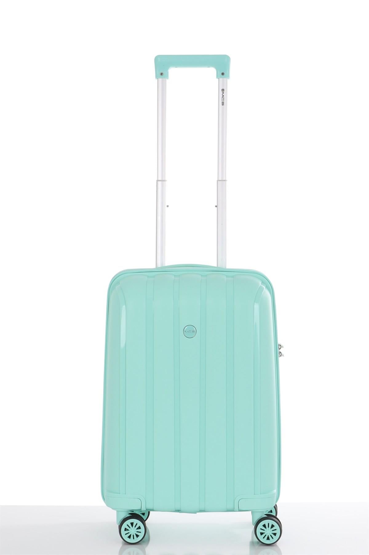 MÇS v305 Polipropilen Kırılmaz Valiz Küçük Boy Mint Yeşili