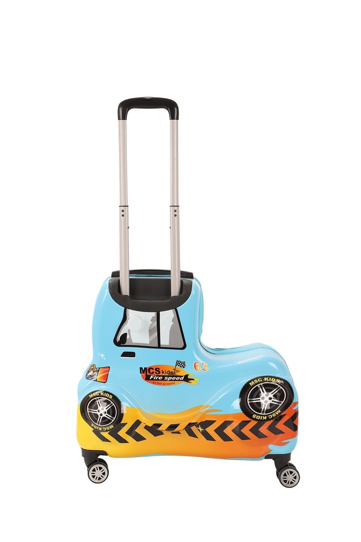 MÇS V368 ABS ÇOCUK VALİZ MAVİ