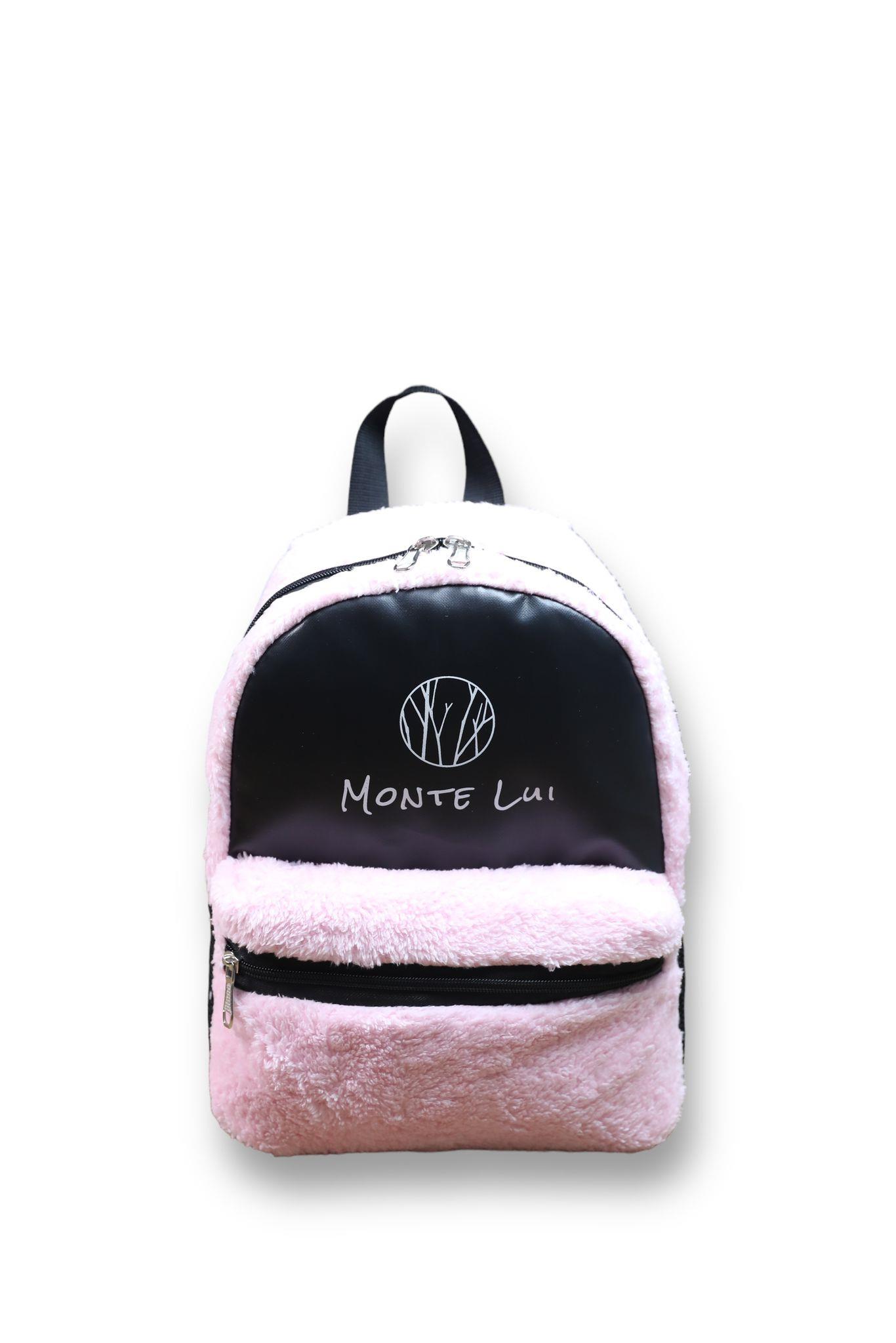 Monte Lui mnt3637 Peluş Sırt Çantası Pembe