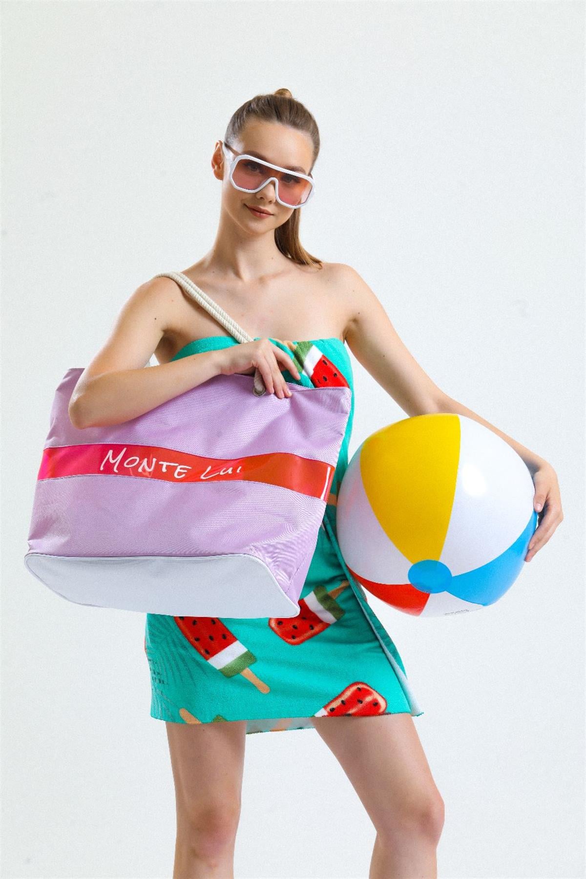 Monte Lui  Plaj Çantası Lila