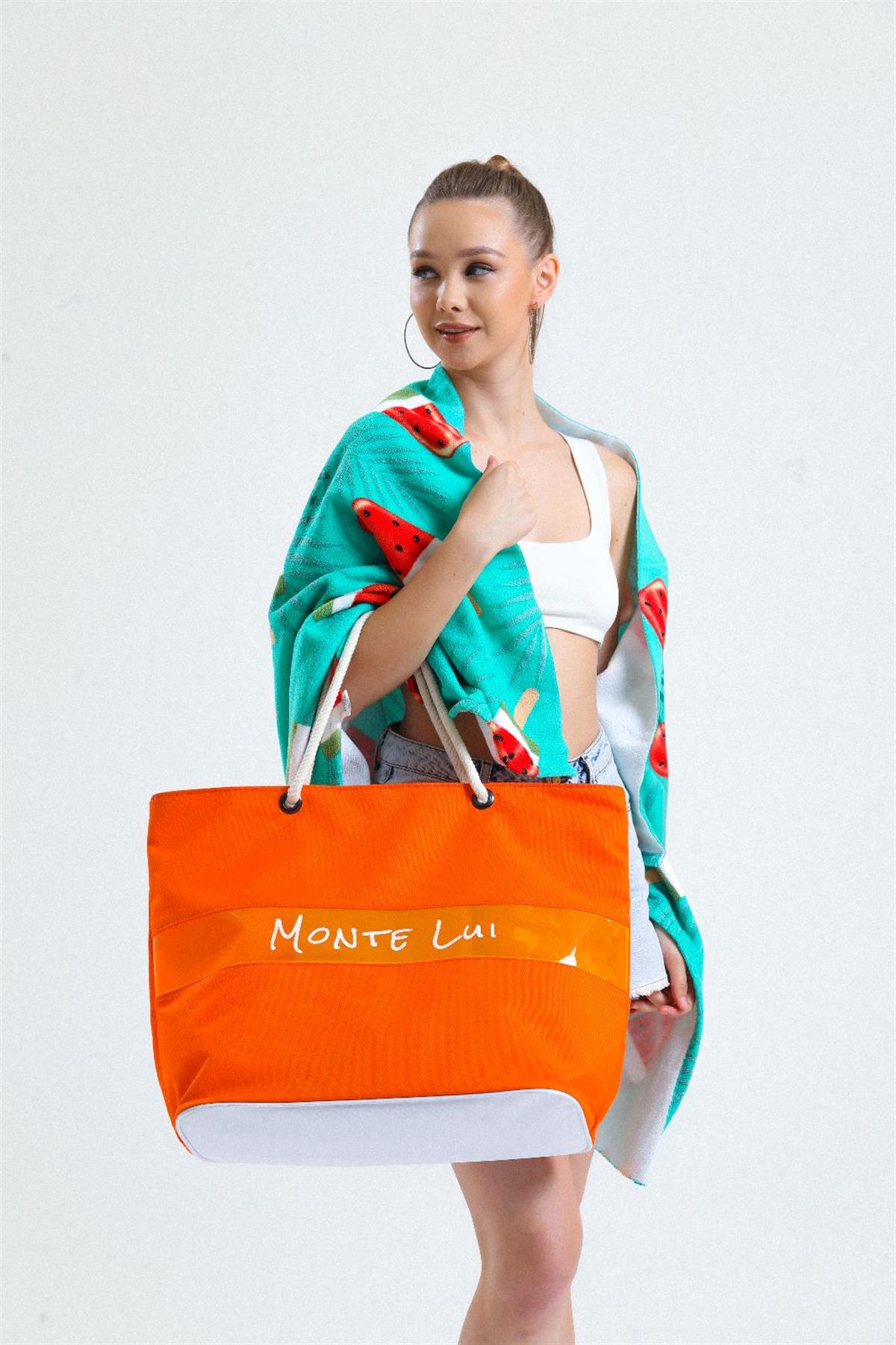 Monte Lui  Plaj Çantası Turuncu