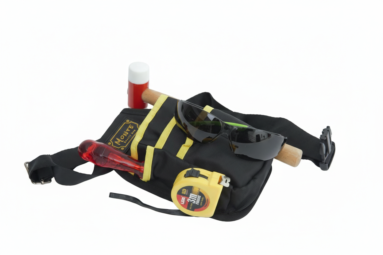Monte Repairbag Monte-106 Bel Tipi Alet Çantası Siyah
