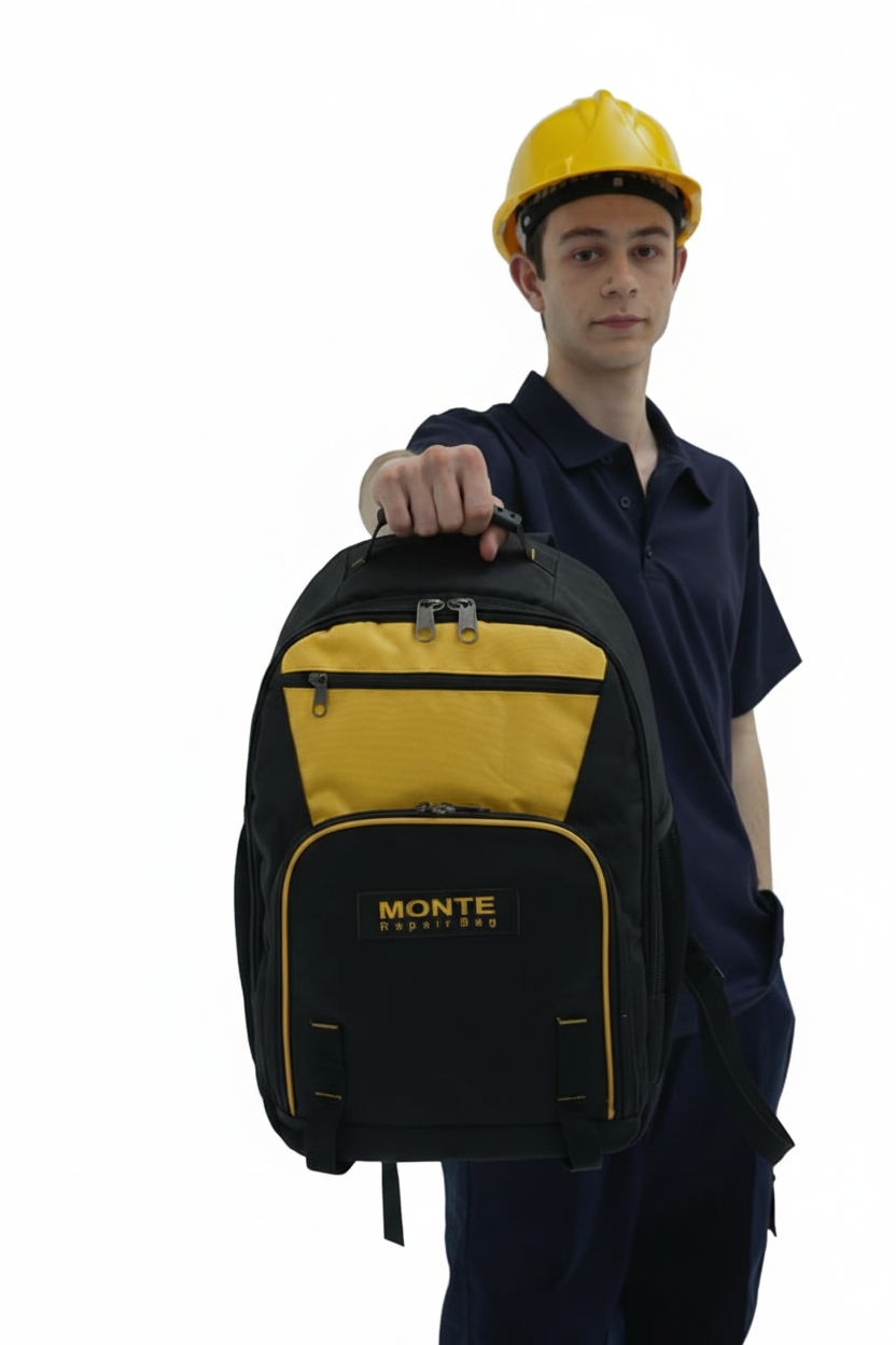 Monte Repairbag Monte-118 Sırt Teknisyen Çantası Siyah