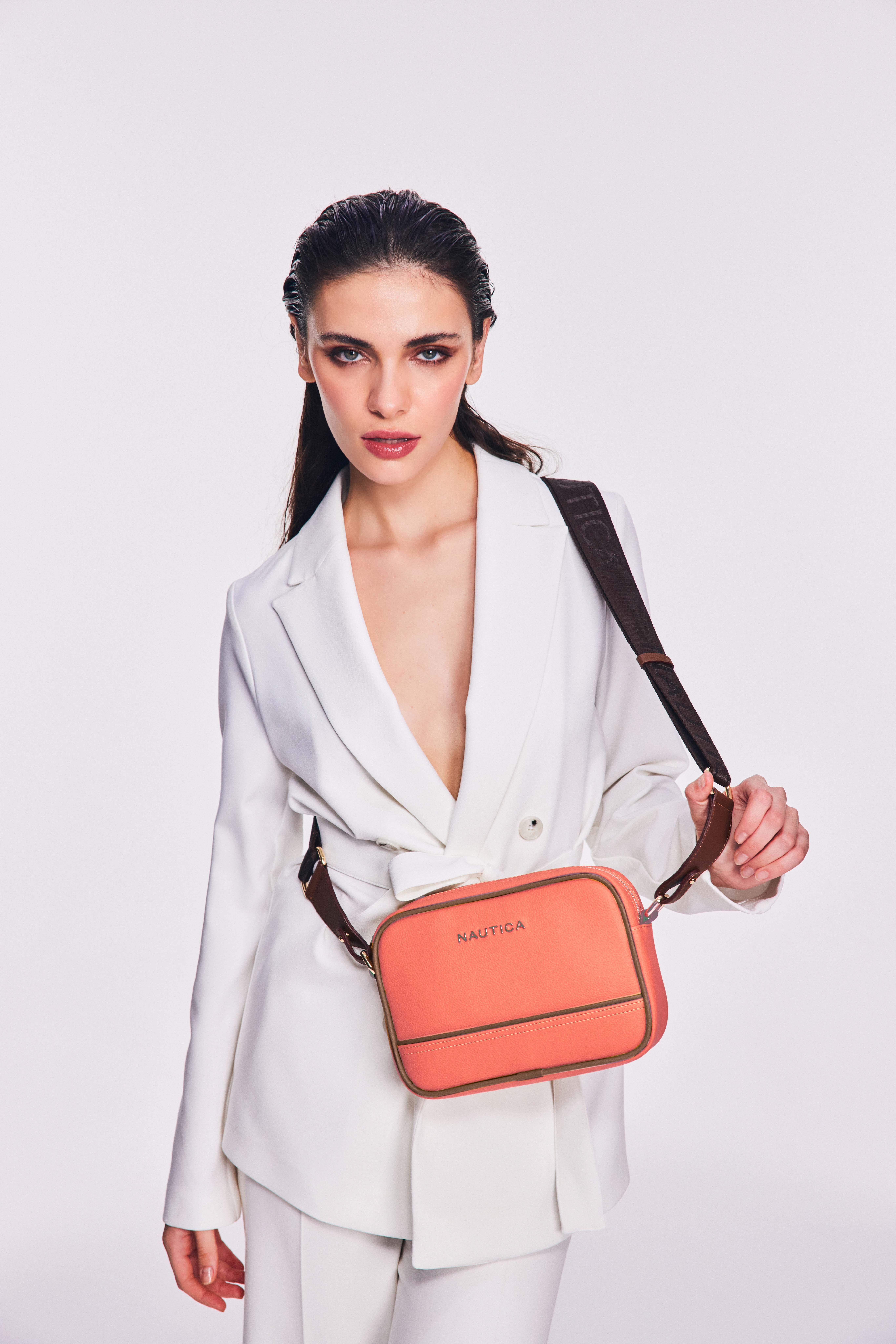 Nautica cn6502t Kadın Çapraz Çanta Kremit A.Kahve 