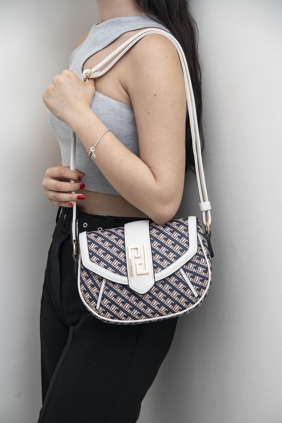 Silver&Polo 1099 Kadın Çapraz Çanta Lacivert