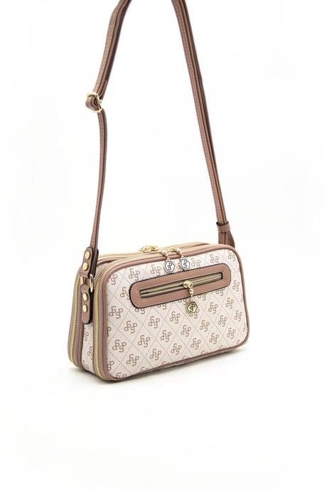 Silver&Polo 899 Kadın Çapraz Çanta Pembe / Somon