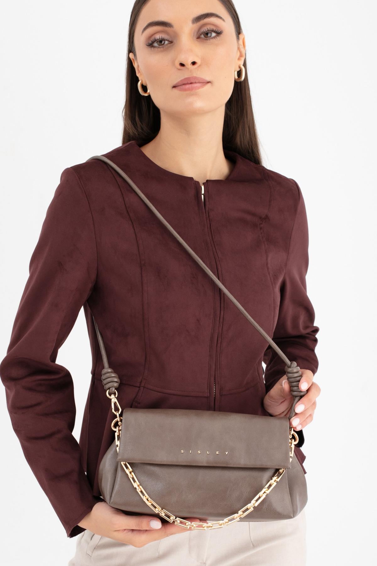 Sisley Kadın Çapraz Çanta SLY_234 TAŞ