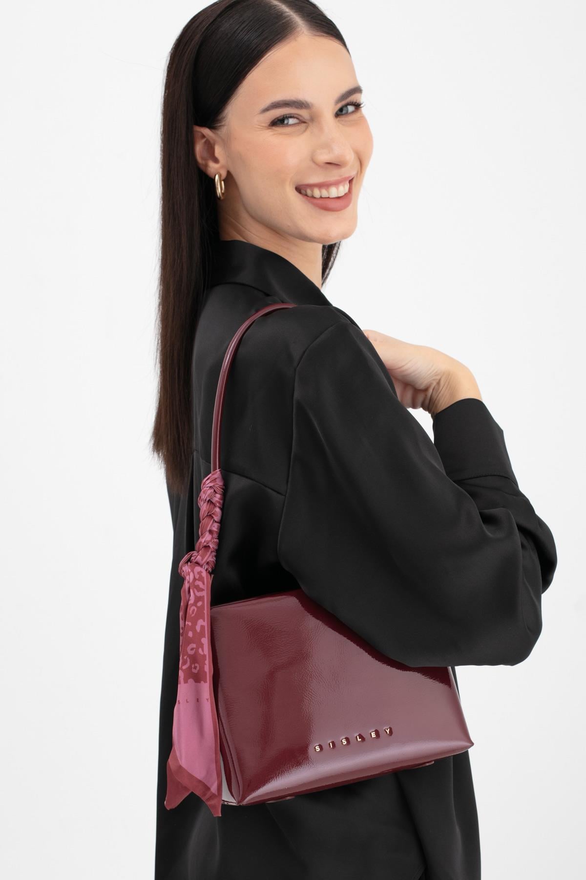 Sisley KADIN KOL ÇANTASI BORDO SLY280