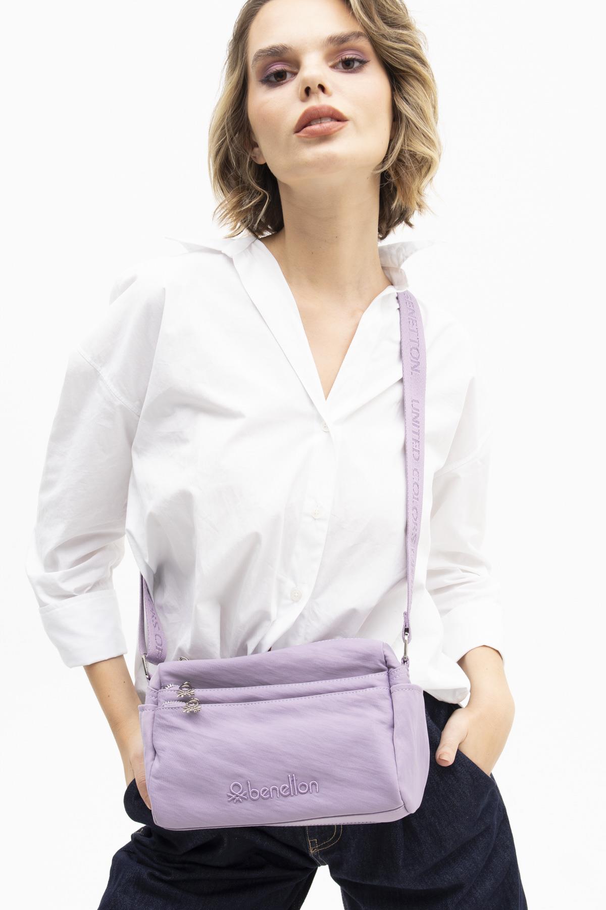 United Colors of Benetton Bnt-1176 Kadın Çapraz Çanta Lila