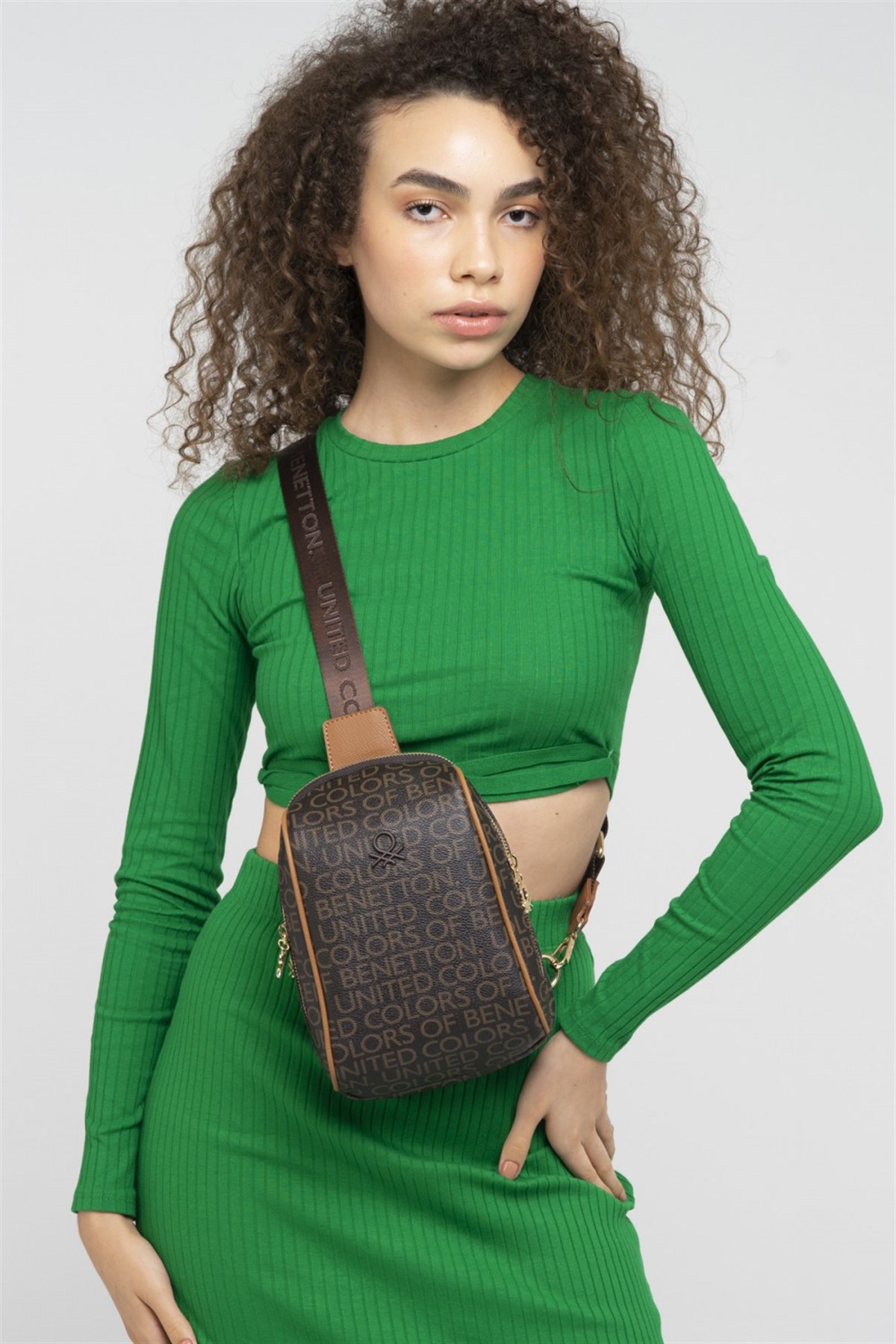 Benetton bn 819 Kadın Freebag Kahve Taba
