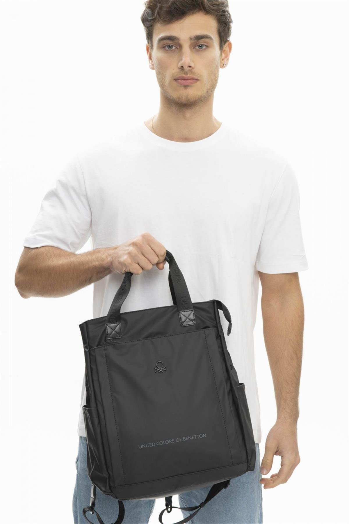 Benetton bnt 255 Unisex Sırt Çantası Siyah