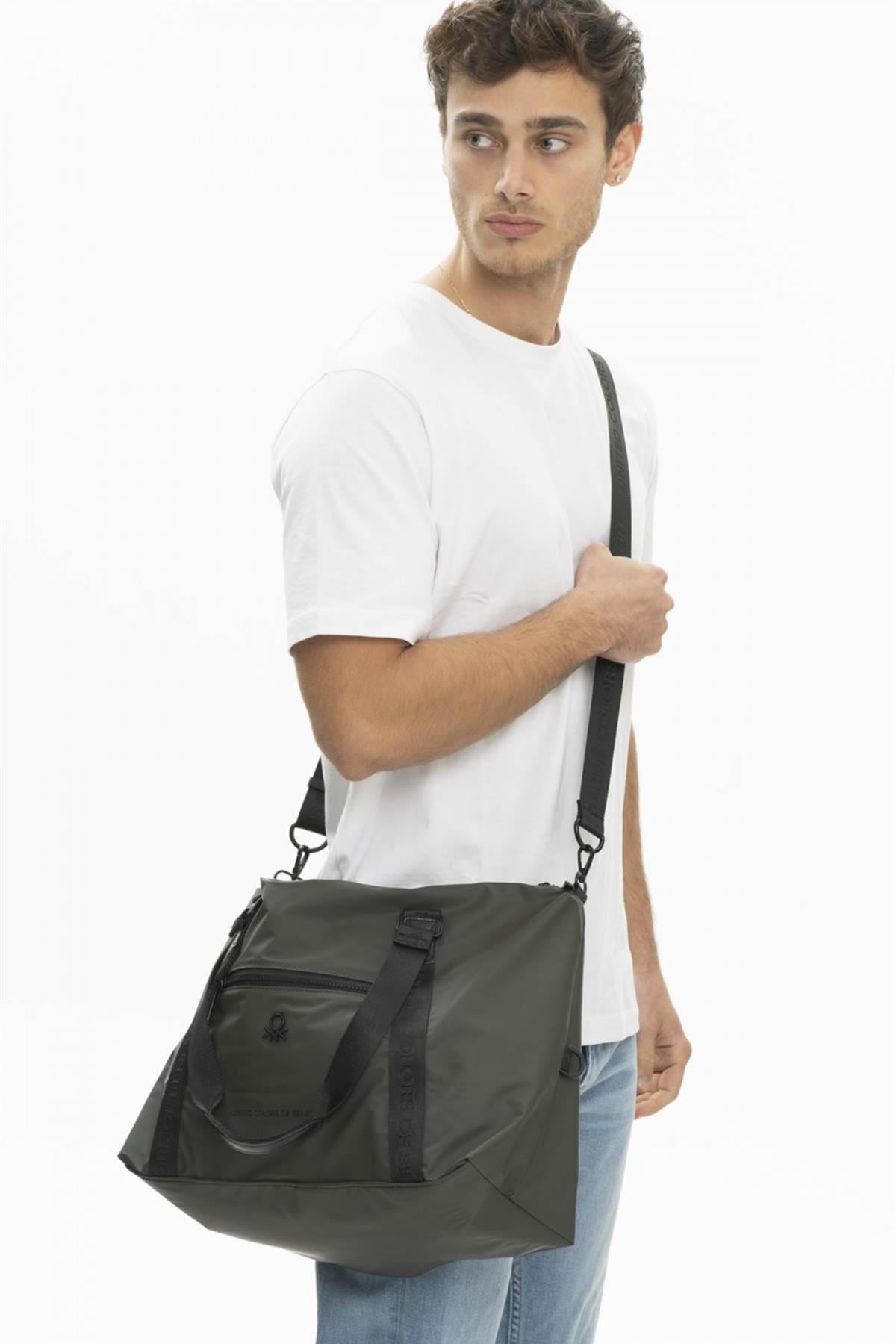 Benetton bnt 673 Unisex Omuz Çantası Haki