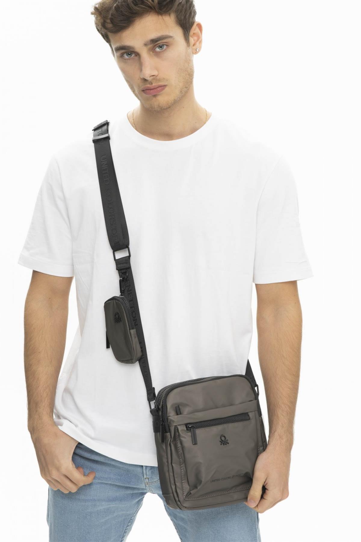 Benetton bnt 676 Çapraz Çanta Bronz