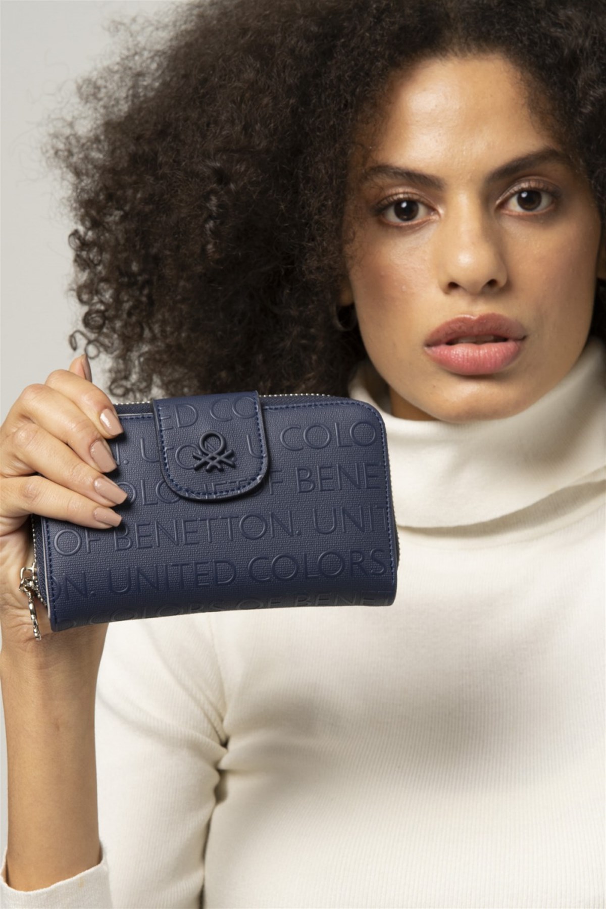 Benetton bnt 842 Kadın Cüzdan Lacivert