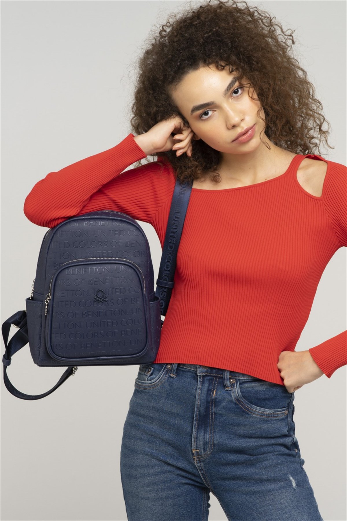 Benetton bnt 853 Kadın Sırt Çantası bnt 853 Lacivert