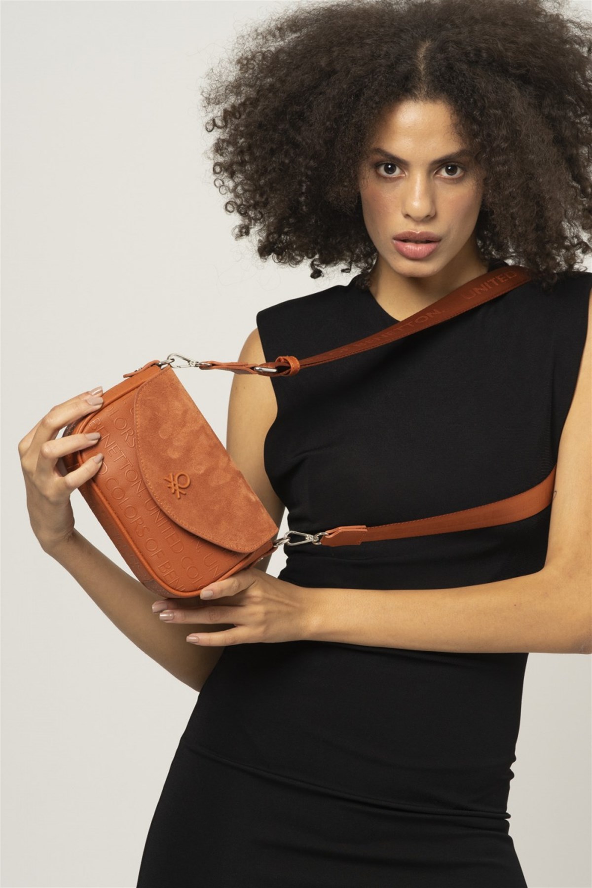Benetton bnt 888 Kadın Çapraz Çanta Kremit