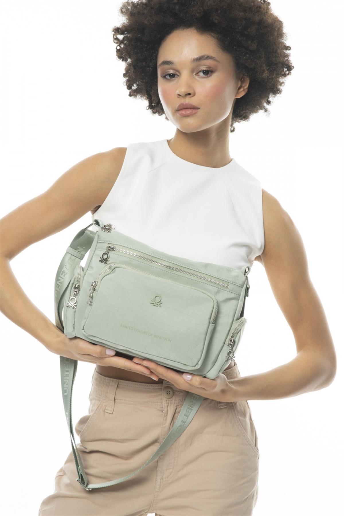 Benetton bnt 889 Kadın Çapraz Çanta Yeşil