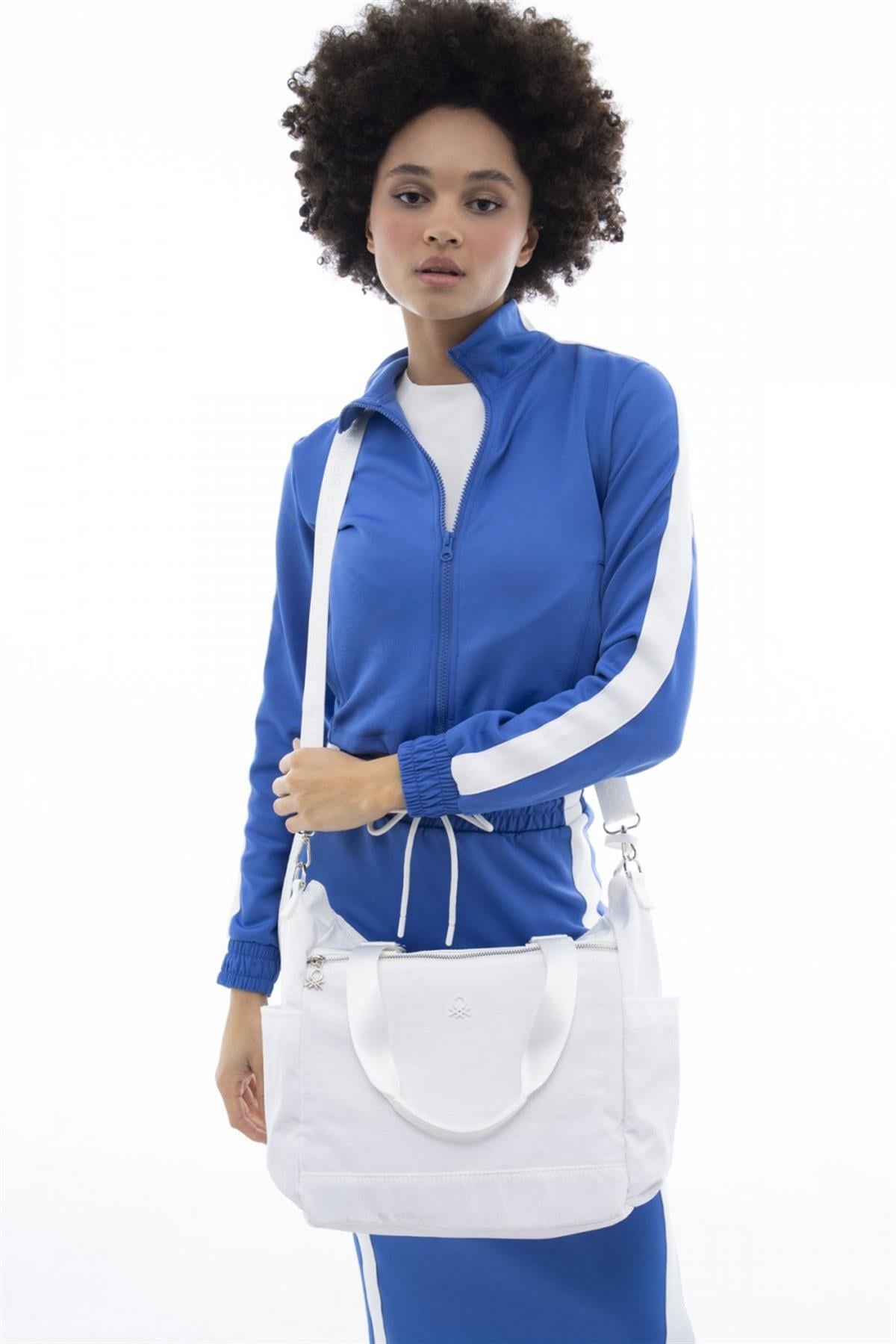 Benetton bnt 890 Kadın Omuz Çantası Beyaz