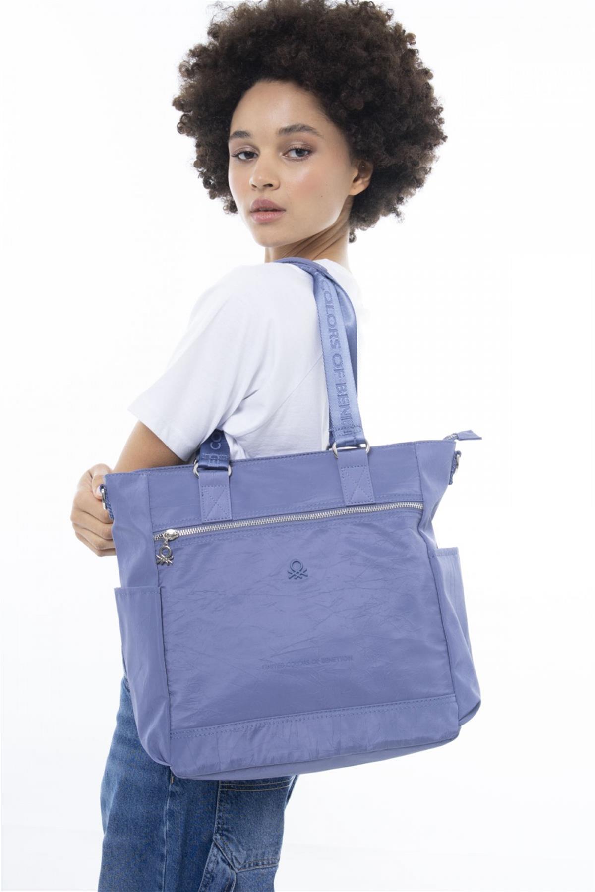 Benetton bnt 890 Kadın Omuz Çantası Mavi
