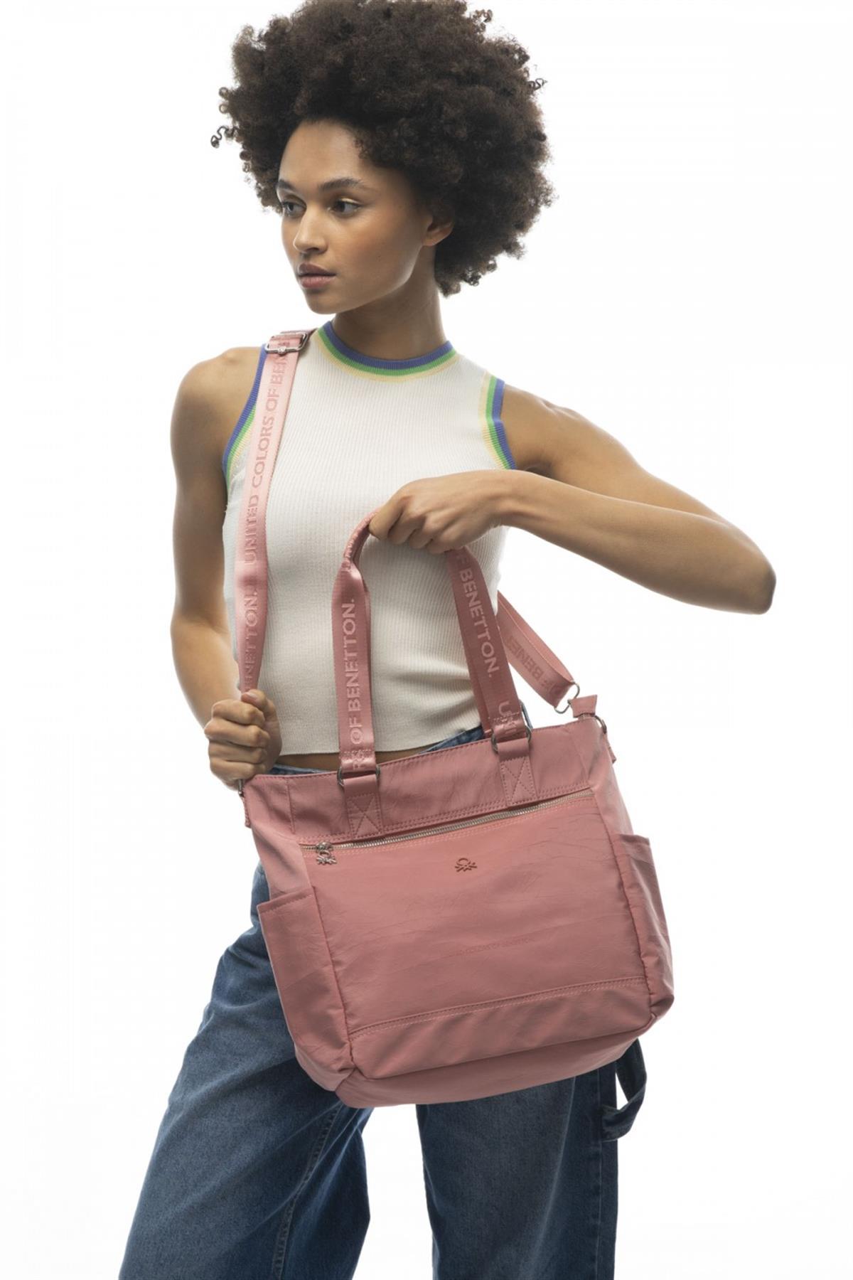 Benetton bnt 890 Kadın Omuz Çantası Pembe