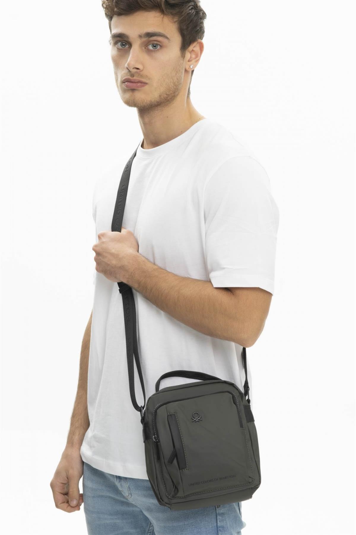 Benetton bnt 896 Unisex Çapraz Çanta Haki