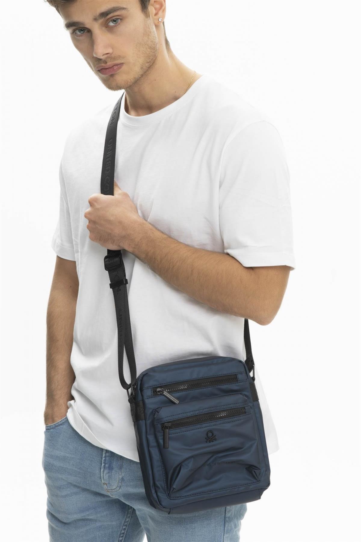 Benetton bnt 901 Unisex Çapraz Çanta Lacivert