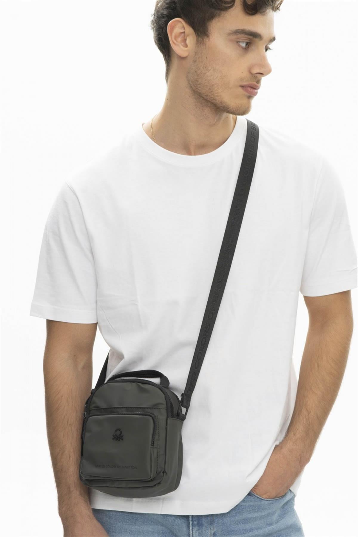Benetton bnt 904 Unisex Çapraz Çanta Haki