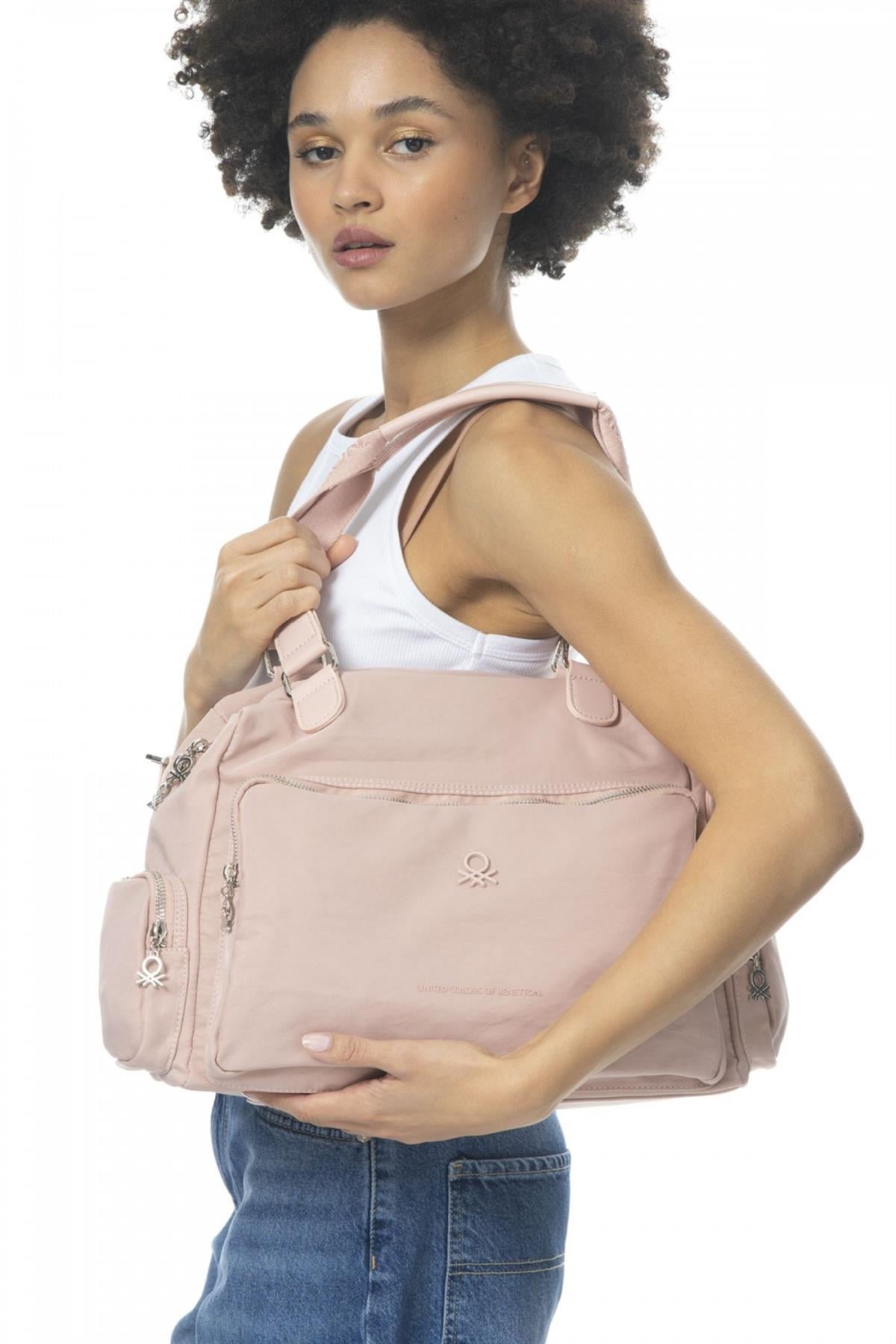 Benetton bnt 907 Kadın Omuz Çantası Pembe