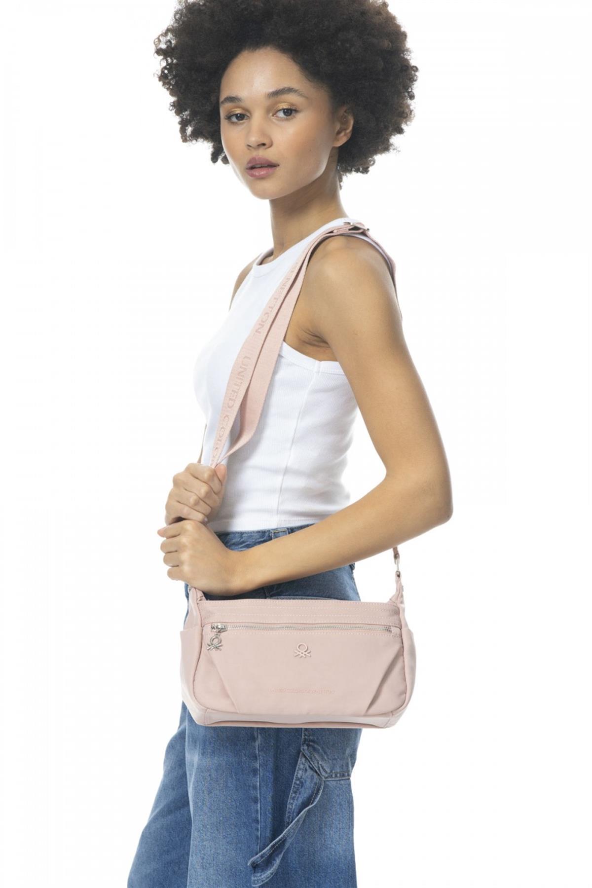 Benetton bnt 913 Kadın Çapraz Çanta Pembe