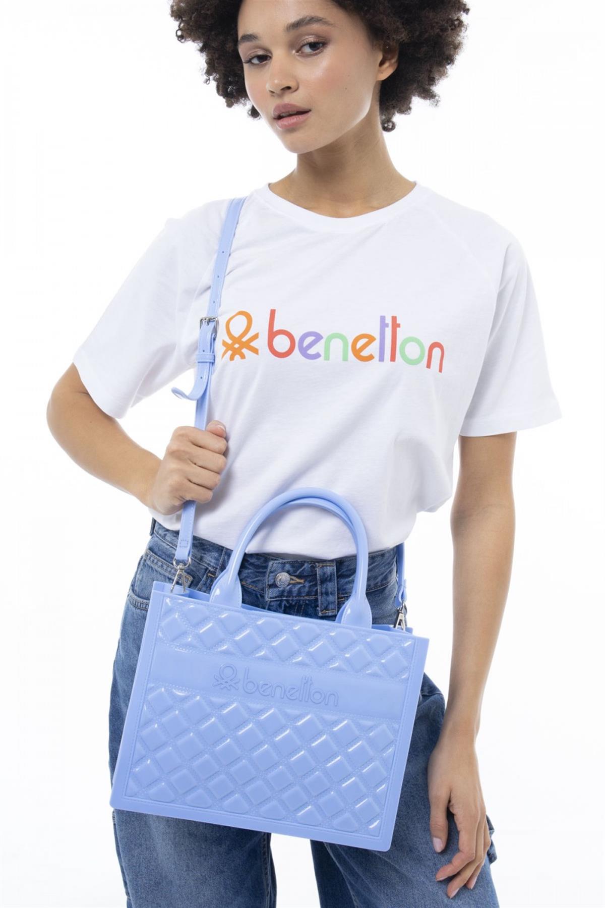 Benetton bnt 921 Kadın El Çantası Mavi
