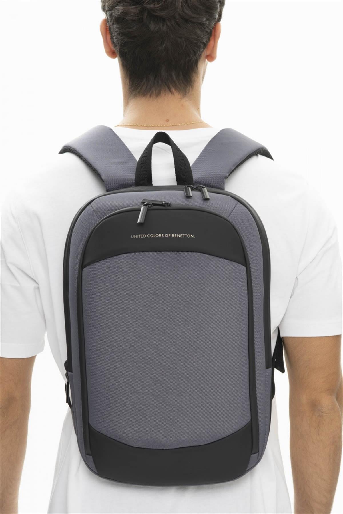 Benetton bnt 923 Erkek Sırt Çantası Gri