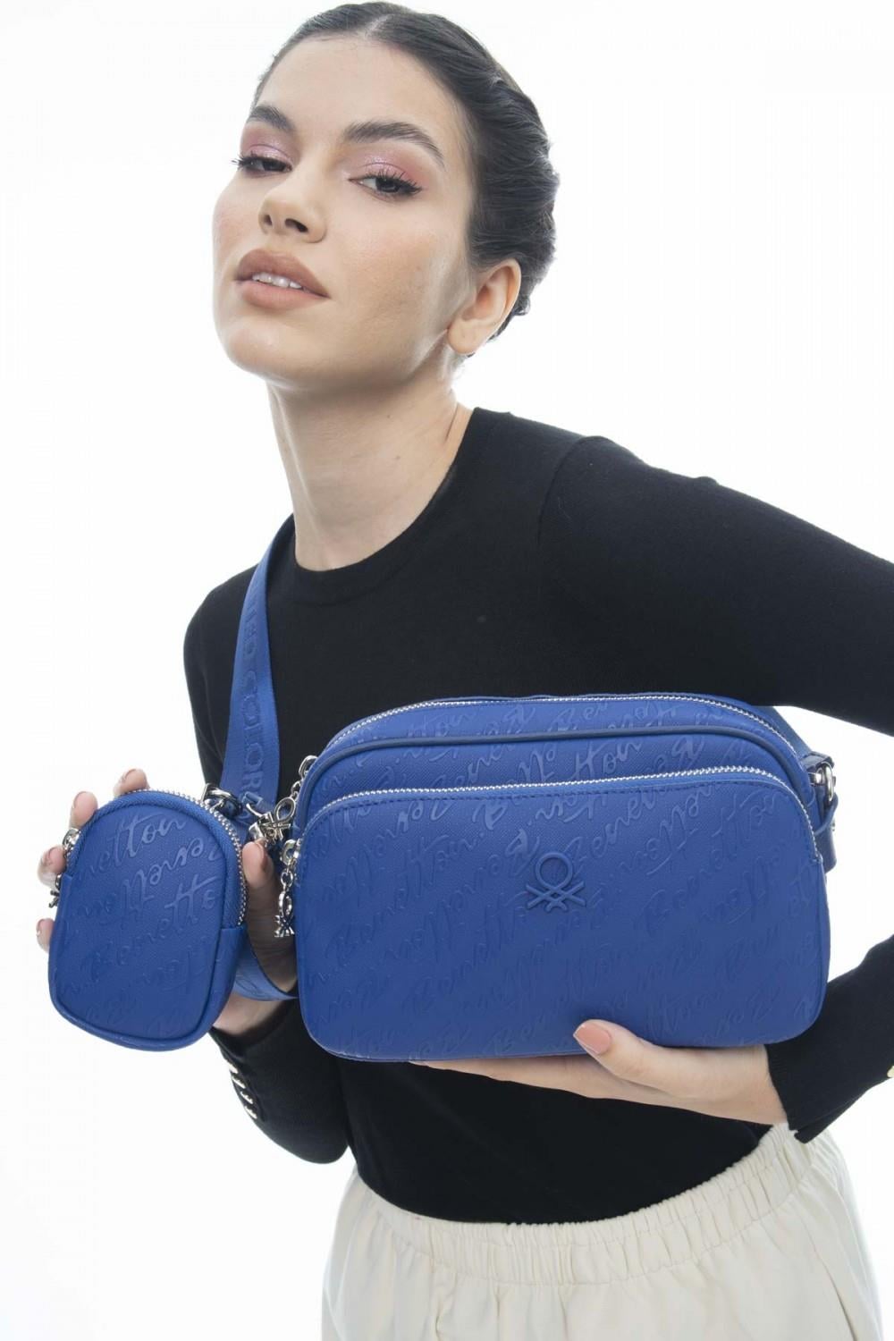 Benetton bnt1153 Kadın Çapraz Çanta Sax