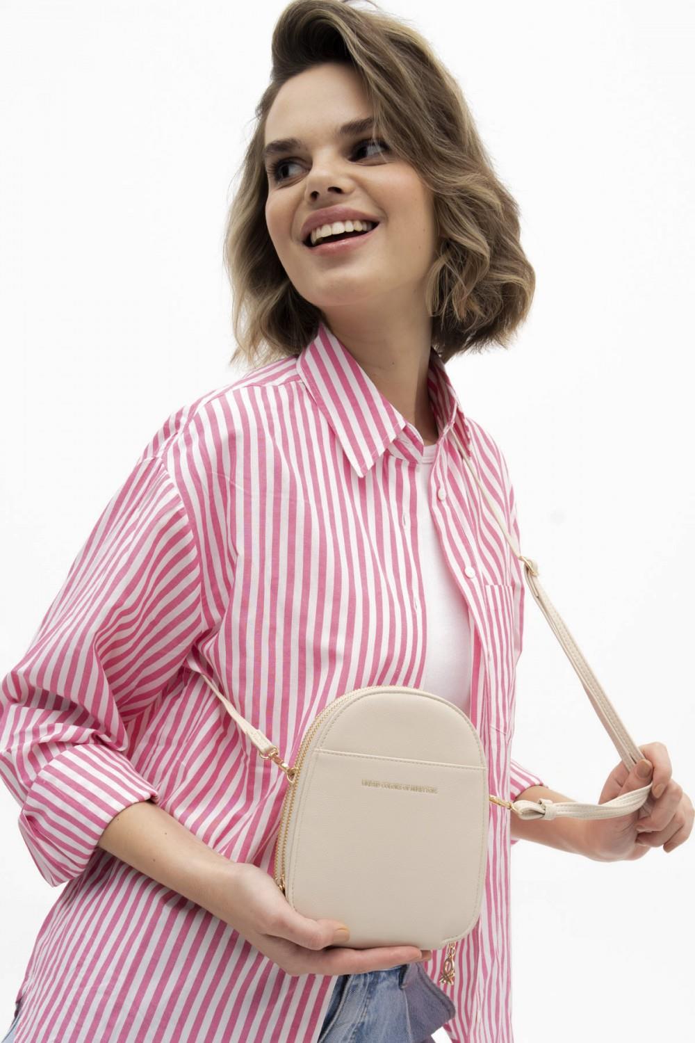 Benetton bnt1238 Kadın Çapraz Cüzdan Bej