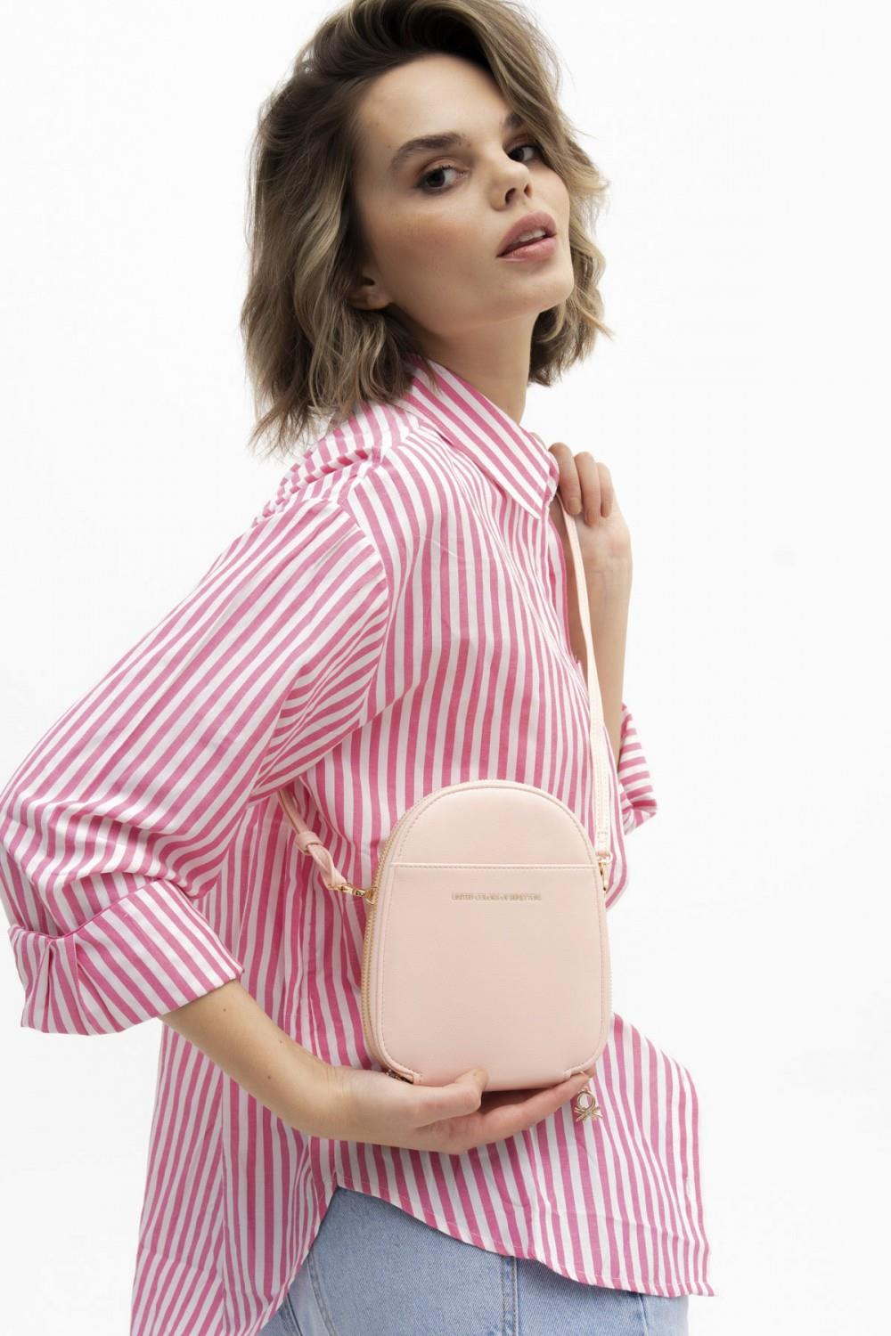 Benetton bnt1238 Kadın Çapraz Cüzdan Pembe