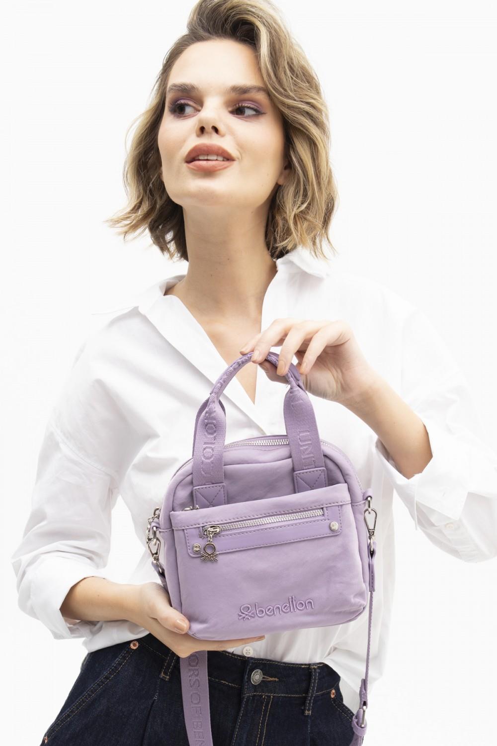 Benetton bnt1253 Kadın El Çantası Lila