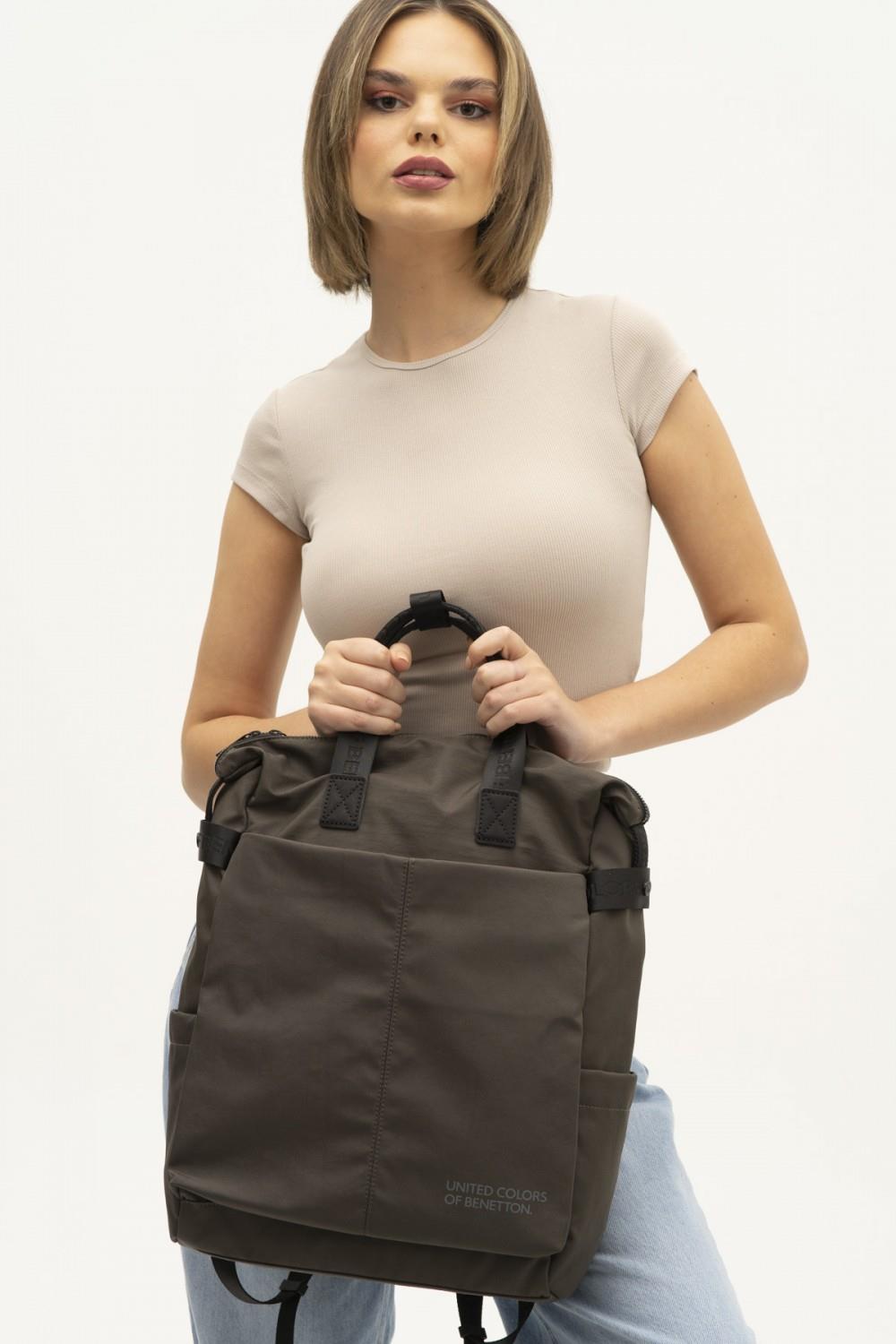 Benetton bnt1269 Sırt Çantası Gri