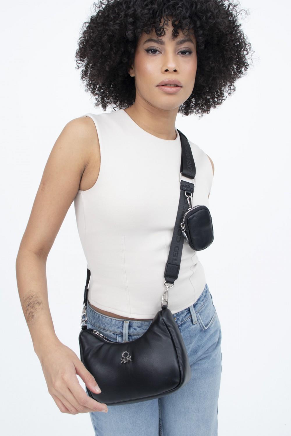 Benetton bnt1271 Kadın Çapraz Çanta Siyah