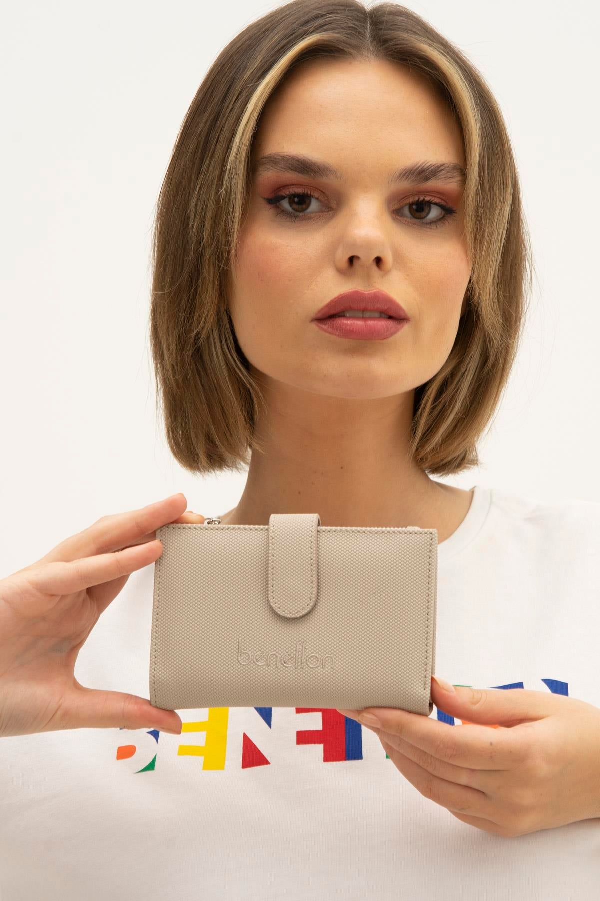 Benetton bnt1300 Kadın Cüzdan Taş
