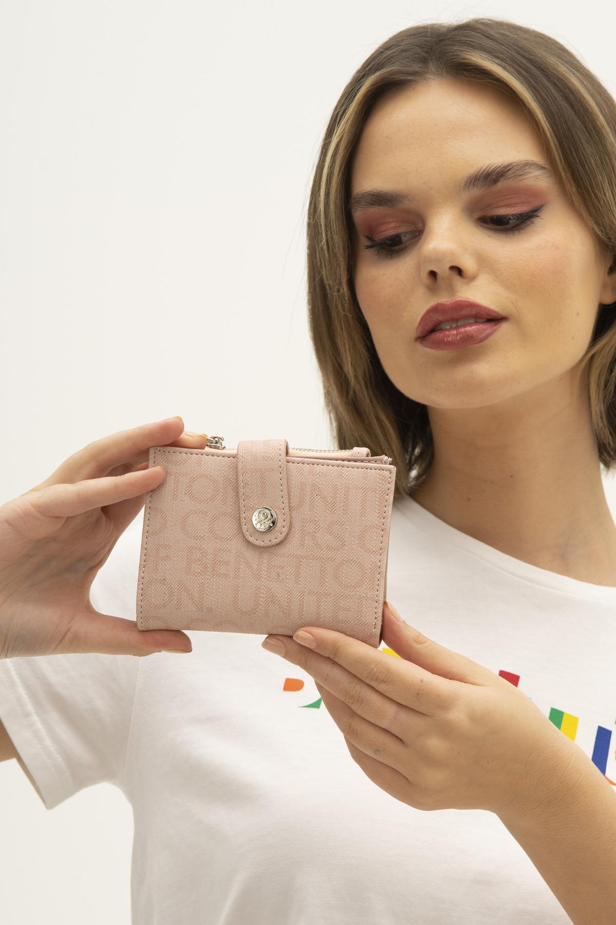 Benetton bnt1310 Kadın Cüzdan Pudra