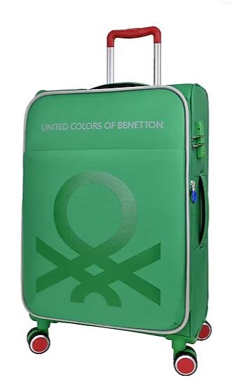 BENETTON BNT2200 KUMAŞ VALİZ YEŞİL BÜYÜK BOY