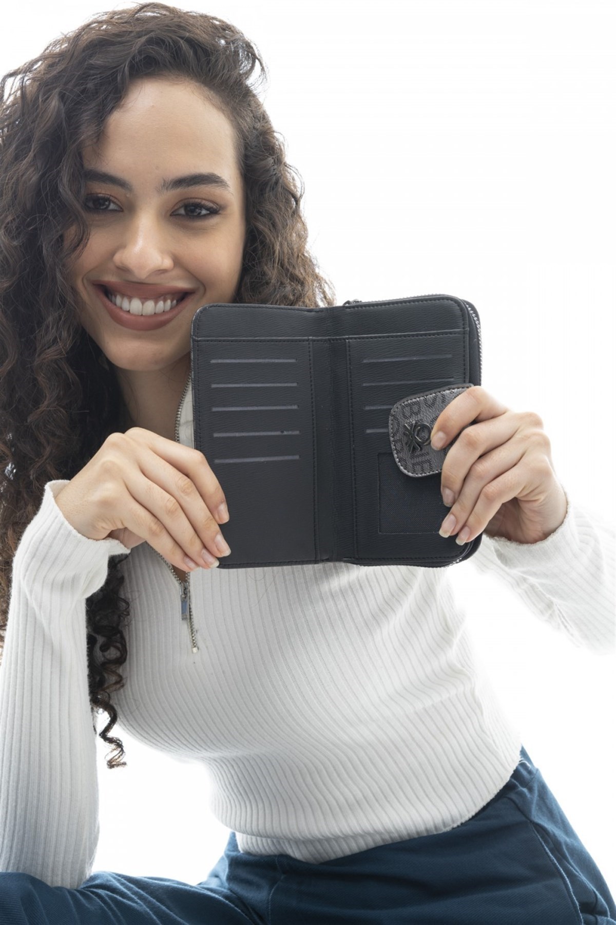 Benetton Kadın Cüzdan bnt 609 Platin